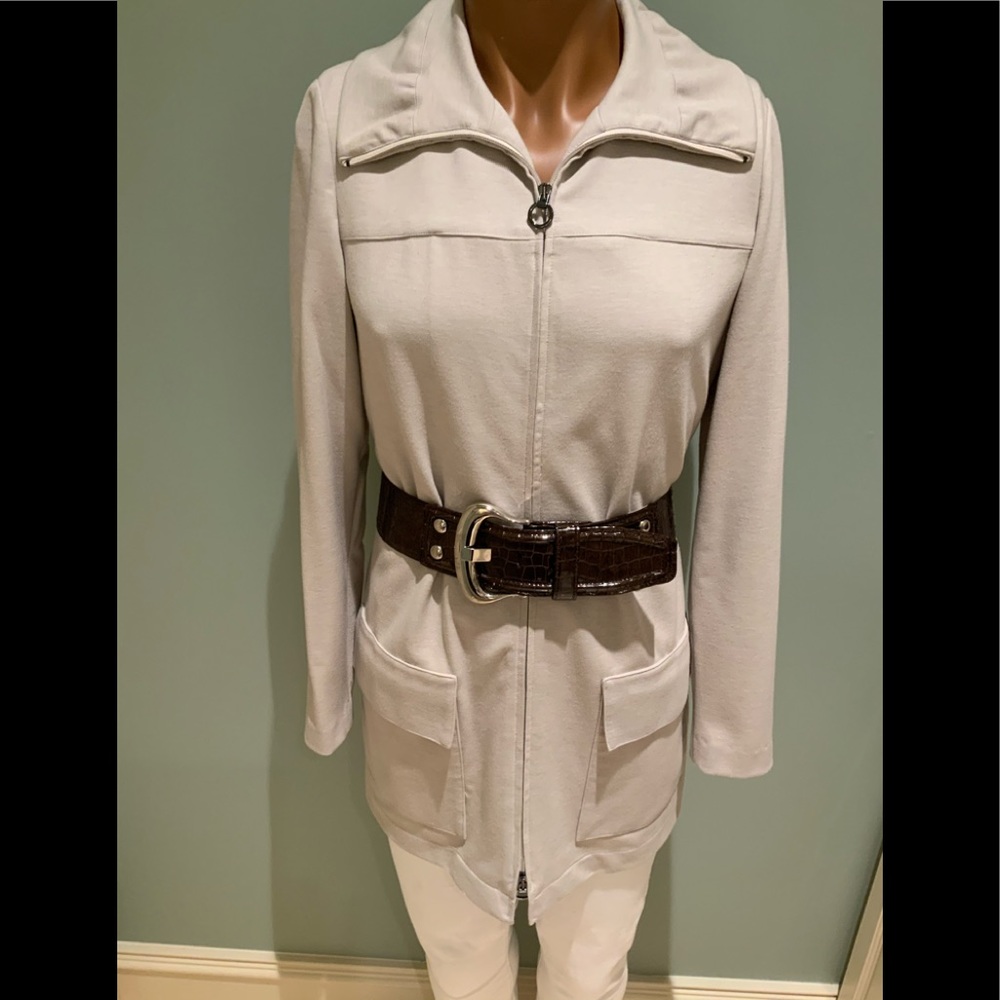 Beige/Oatmeal Long Jacket
